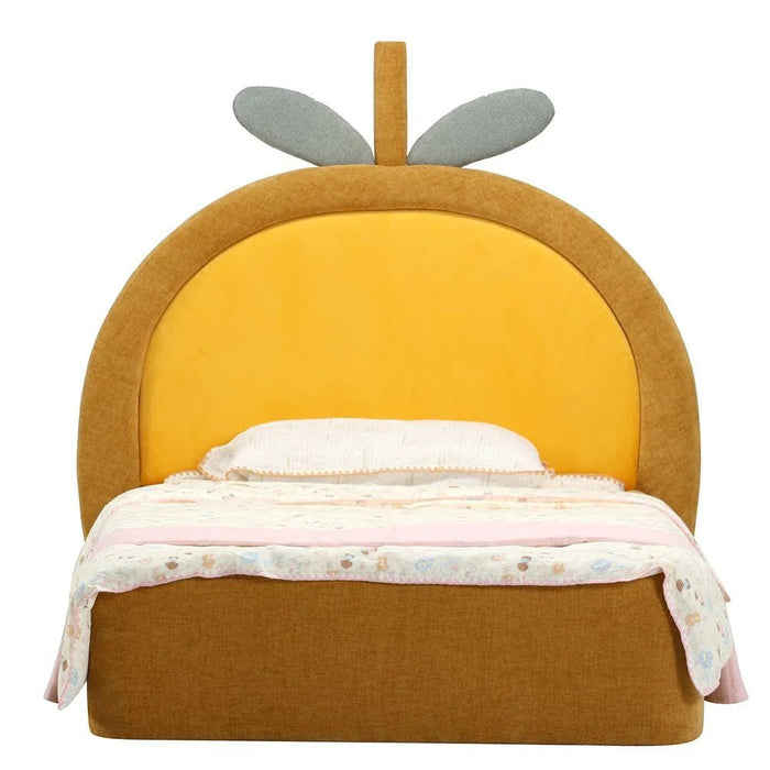Tasty Mango 90x200 Upholstered KidsÕ Bed - Yellow - With 2-Year Warranty