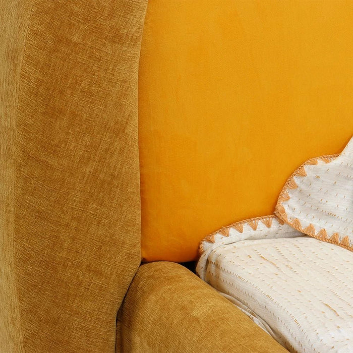 Tasty Mango 90x200 Upholstered KidsÕ Bed - Yellow - With 2-Year Warranty