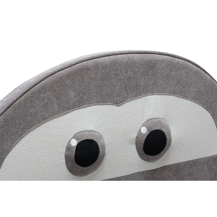 McQueen Car 90x200 Upholstered Kids Bed-Light Grey & Blue/Red