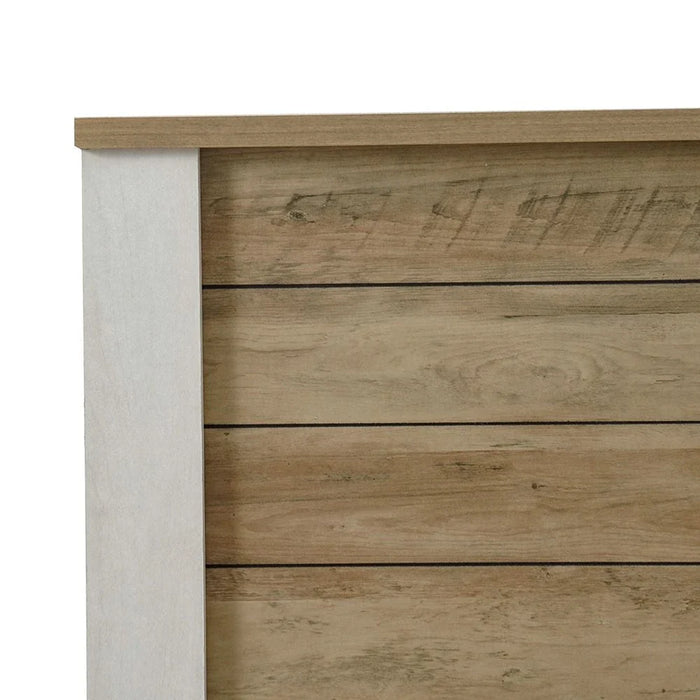 Swann 120x200 Young Single Bed - Summer Oak/Pearl White - With 2-Year Warranty