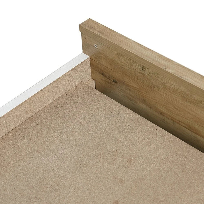 Swann 120x200 Young Single Bed - Summer Oak/Pearl White - With 2-Year Warranty