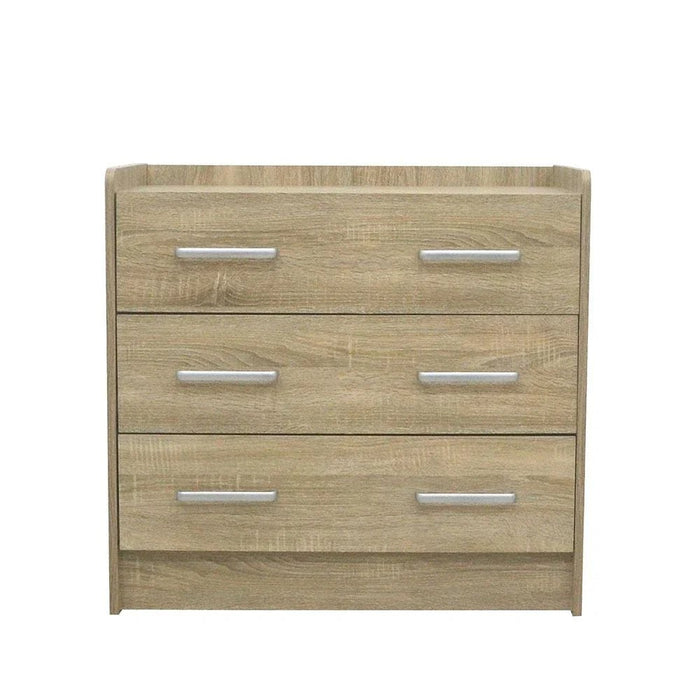 Supreme 3-Drawer Young Dresser-French Sonoma Oak-With 2-Year Warranty