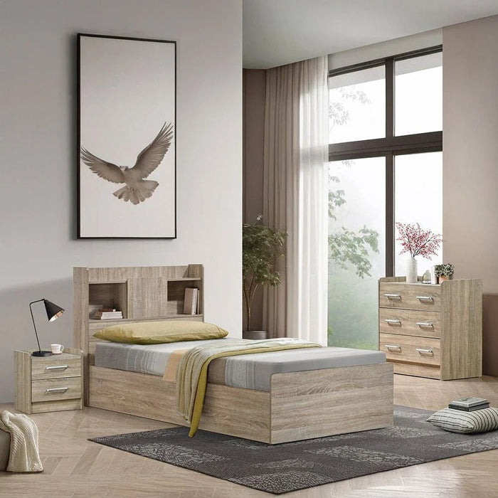 Supreme 3-Drawer Young Dresser-French Sonoma Oak-With 2-Year Warranty