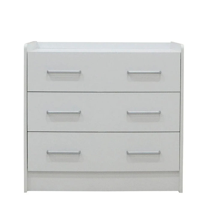 Supreme 3-Drawer Young Dresser-White-With 2-Year Warranty