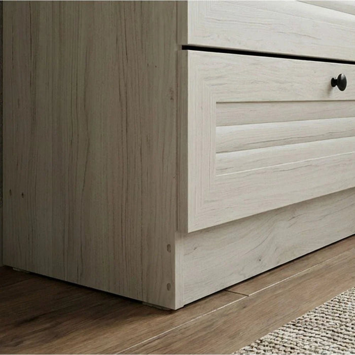 Zenith 3-Drawer Young Dresser-White Oak/Cement-With 2-Year Warranty