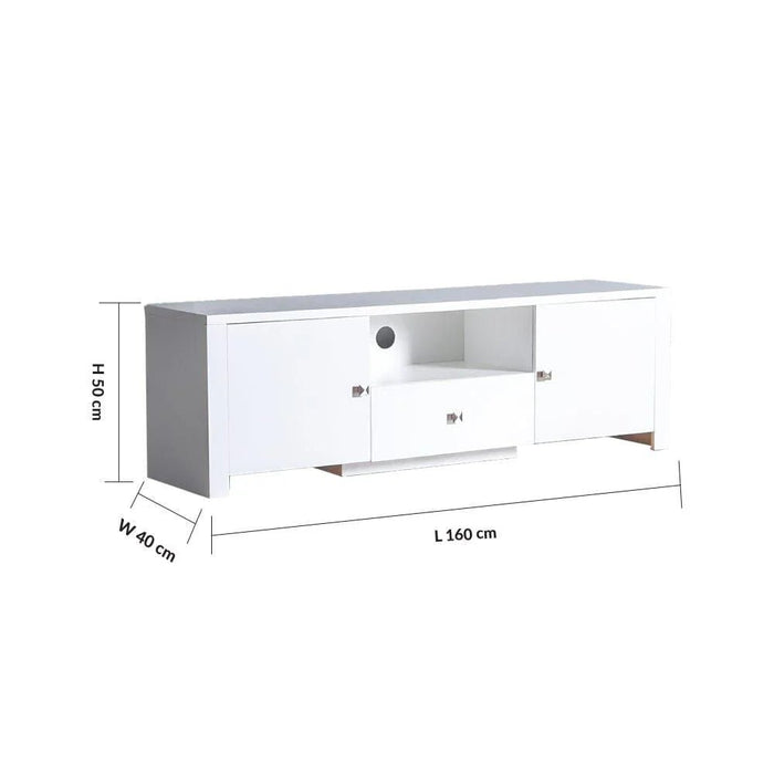 Heather TV Unit for TVs upto 55 Inches with Storage-2 Years Warranty