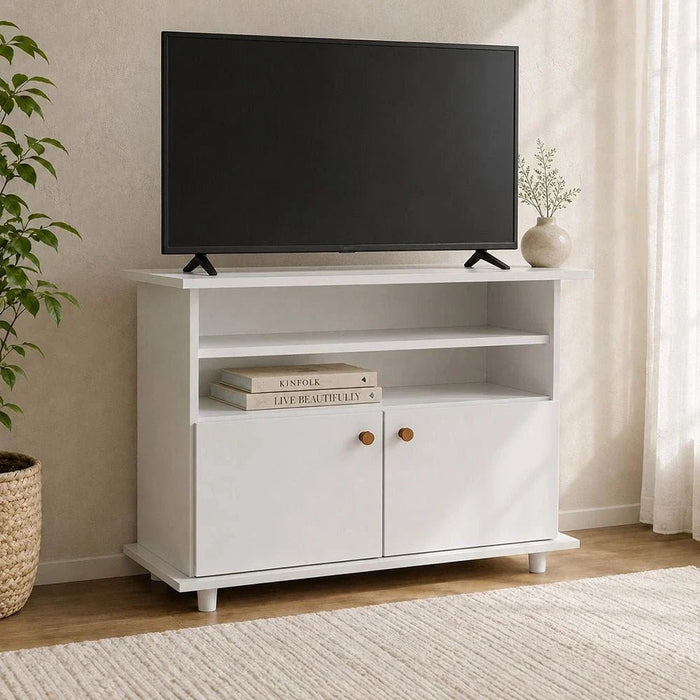 Tadeo TV Rack for TVs upto 32 Inches-White