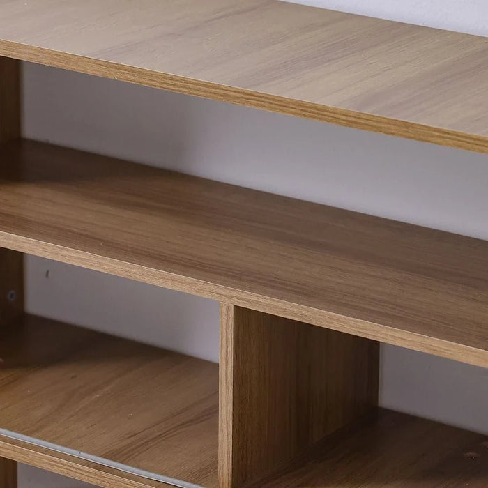 Cedro TV Rack up to 45 Inches-Almond/White