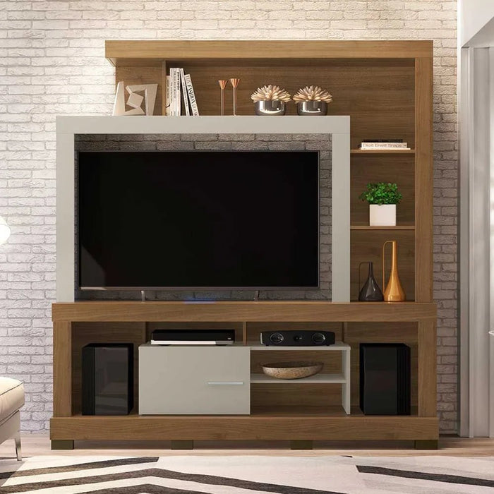 Ipanema Wall Unit For Tv Up To 55 Inch-Almond/Off White