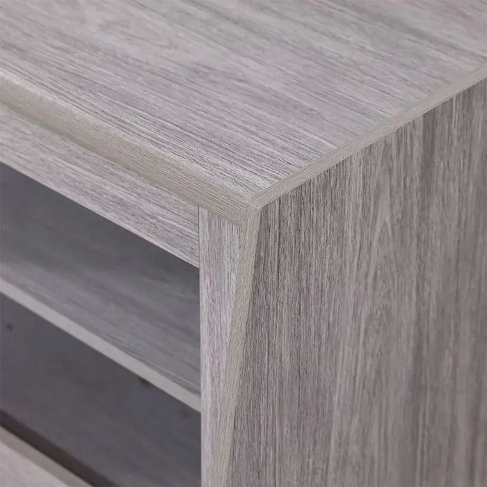 Woody TV Unit-For TVs Up to 55 Inches-Grey Oak