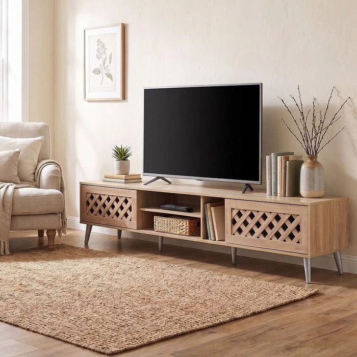 Como TV Unit-Up to 55 Inches-Sonoma Oak-With 2-Year Warranty