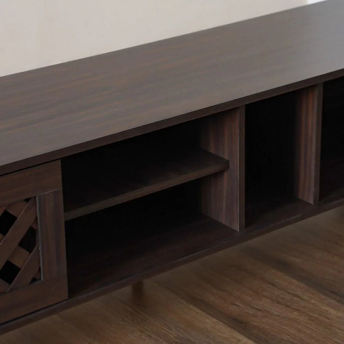 Como TV Unit-Up to 55 Inches-Walnut-With 2-Year Warranty