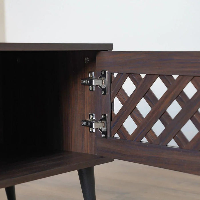Como TV Unit-Up to 55 Inches-Walnut-With 2-Year Warranty