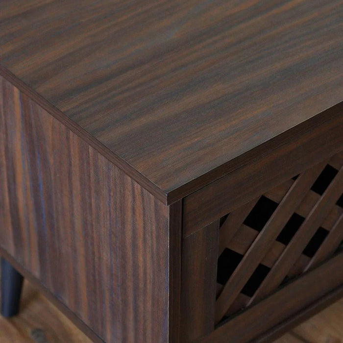 Como TV Unit-Up to 55 Inches-Walnut-With 2-Year Warranty