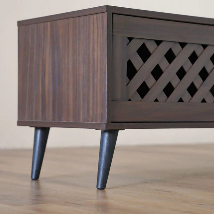 Como TV Unit-Up to 55 Inches-Walnut-With 2-Year Warranty