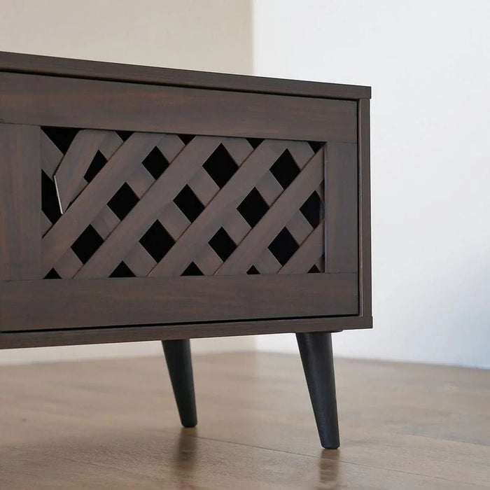 Como TV Unit-Up to 55 Inches-Walnut-With 2-Year Warranty