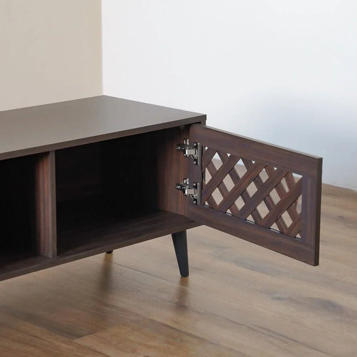Como TV Unit-Up to 55 Inches-Walnut-With 2-Year Warranty