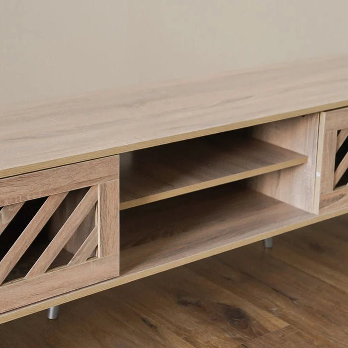 Jax TV Unit-Up to 75 Inch-Sonoma Oak-With 2-Year Warranty