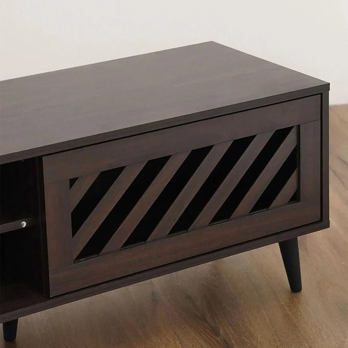 Jax TV Unit-Up to 75 Inches-Walnut-With 2-Year Warranty