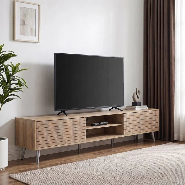 Como TV Unit-Up to 80 Inches-Sonoma Oak-With 2-Year Warranty