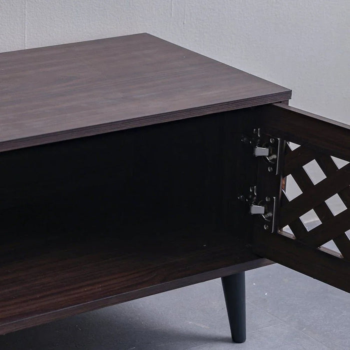 Hamlin Large TV Unit - Up to 80 Inches - Walnut - With 2-Year Warranty