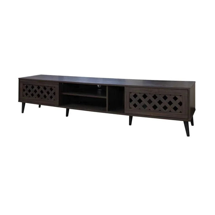 Hamlin Large TV Unit - Up to 80 Inches - Walnut - With 2-Year Warranty