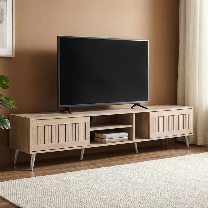 Alfa Large TV Unit-Up to 80 Inches-Sonoma Oak-With 2-Year Warranty
