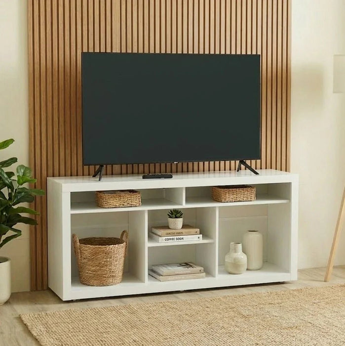 Zoyi TV Unit-Up to 55 Inches-White-With 2-Year Warranty