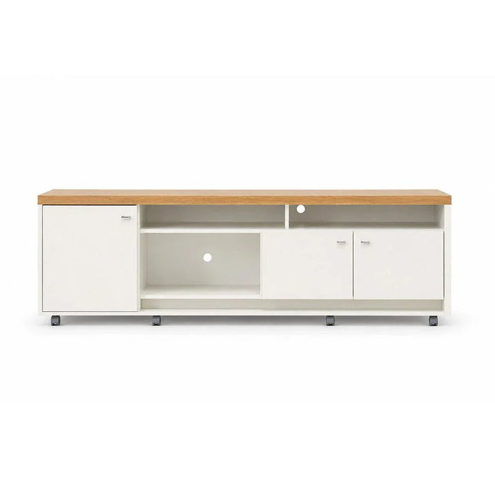 Phenom TV Unit Up to 75 inches - Almond/Off White - With 2-Year Warranty