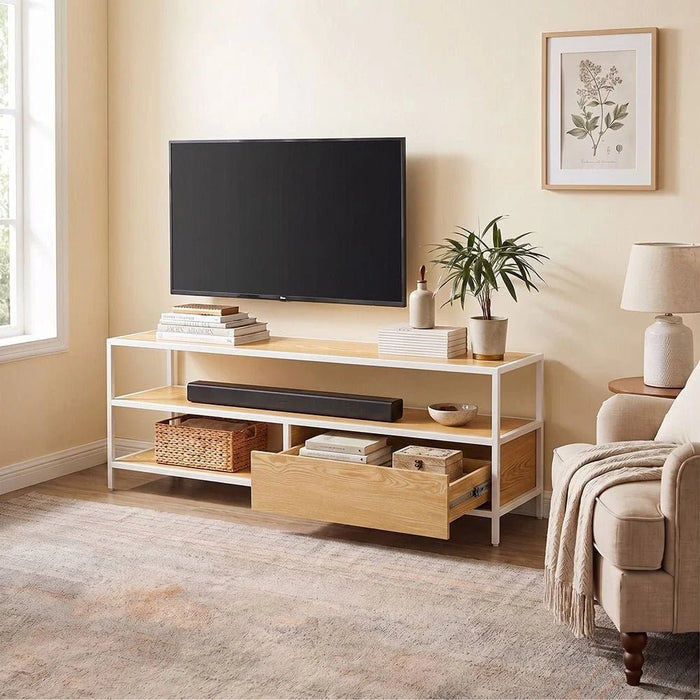 Donald TV Unit-Light Oak