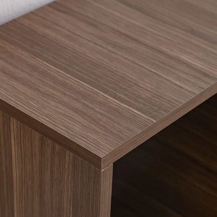 Lucia TV Unit with Extendable Top - Up to 55 Inches - Walnut/Oak - With 2-Year Warranty