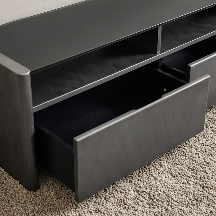 Millo 3-Drawer TV Unit - Up To 75 Inches - Grey Metallic - With 2-Year Warranty