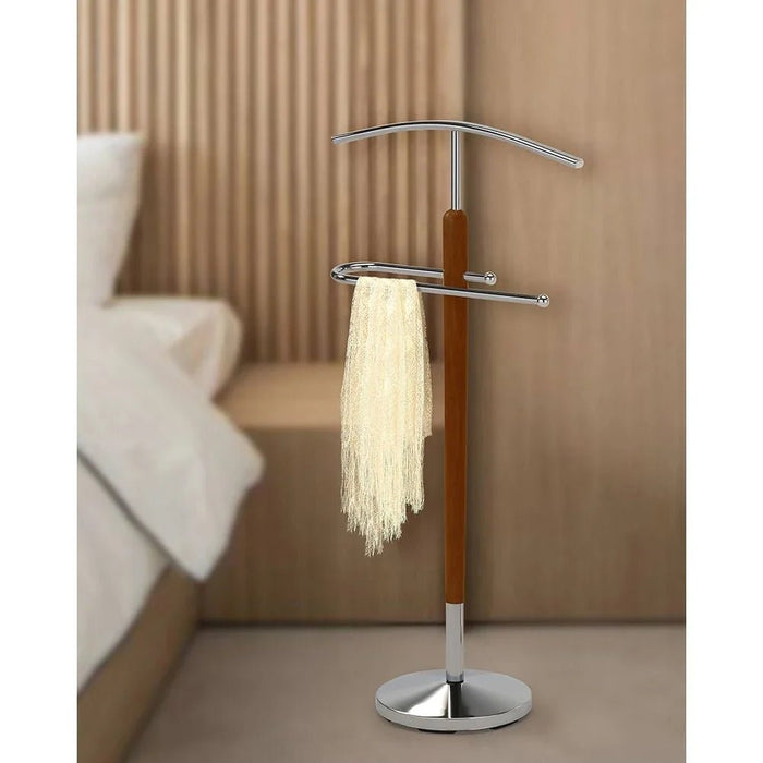 Clary Coat Hanger - Walnut - With 2-Year Warranty