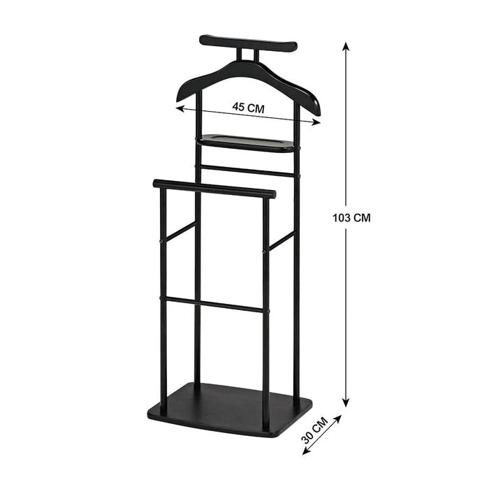 Liyan Coat Hanger - Black - With 2-Year Warranty