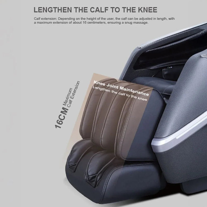 Gettisburg Massage Chair 2D Mechanism with Bluetooth Audio System - Black - With 2-Year Warranty