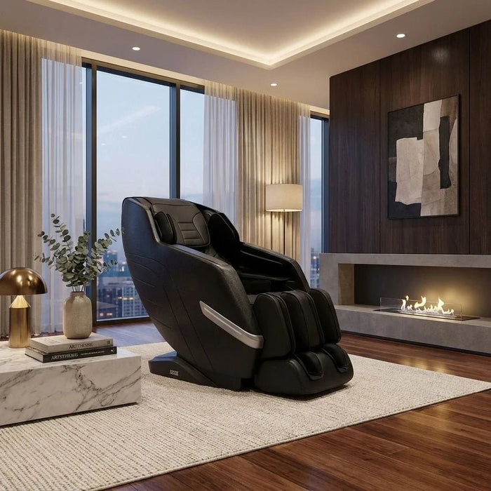 Gettisburg Massage Chair 2D Mechanism with Bluetooth Audio System - Black - With 2-Year Warranty