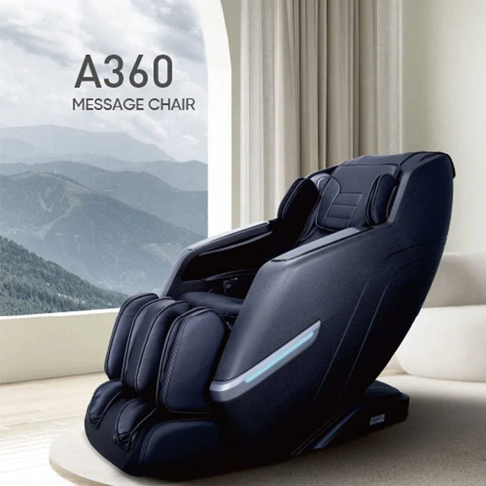 Gettisburg Massage Chair 2D Mechanism with Bluetooth Audio System - Black - With 2-Year Warranty