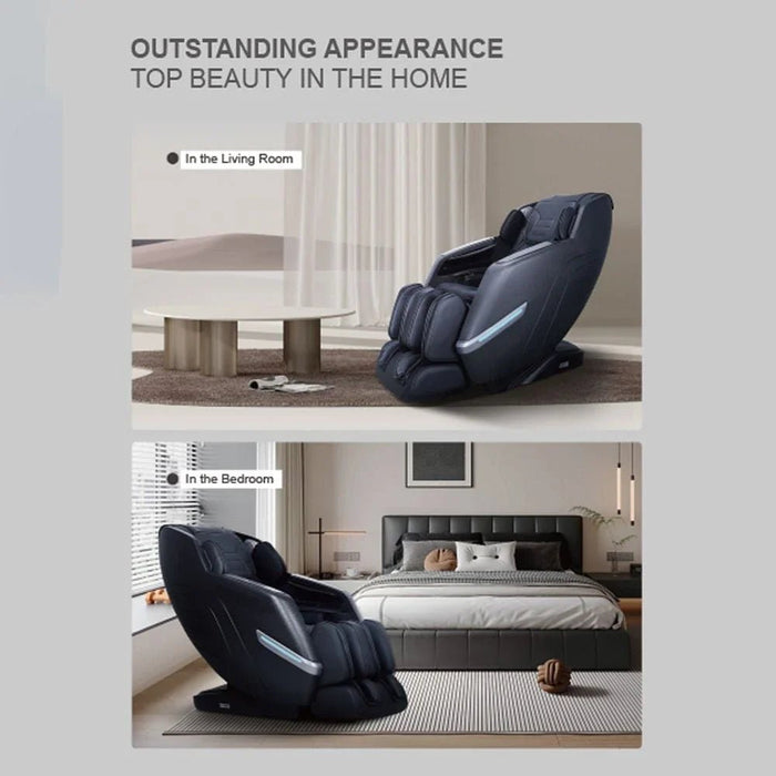 Gettisburg Massage Chair 2D Mechanism with Bluetooth Audio System - Black - With 2-Year Warranty