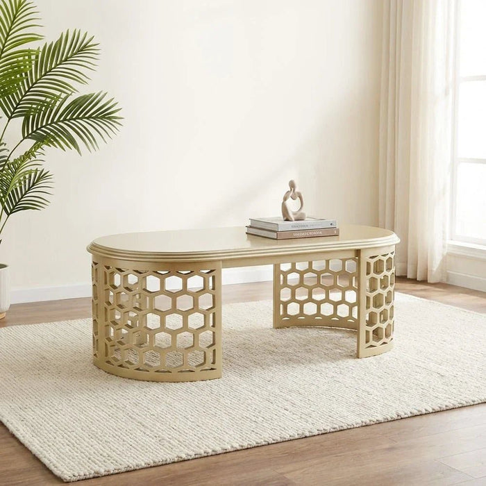 Bunbury Coffee Table - Champagne Gold