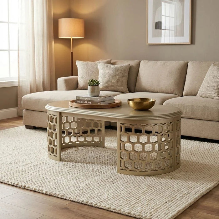 Bunbury Coffee Table - Champagne Gold