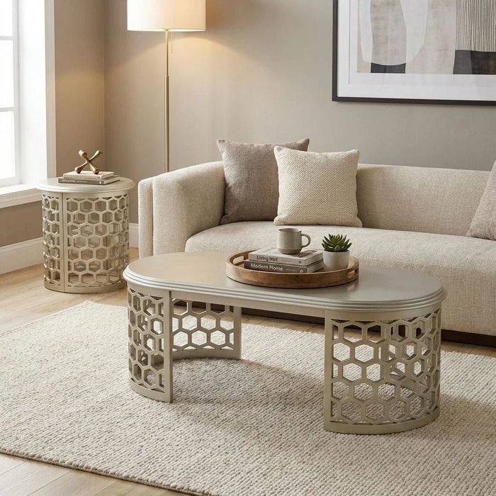 Bunbury Coffee Table - Champagne Gold