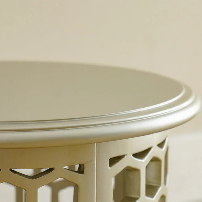 Bunbury End Table - Champagne Gold