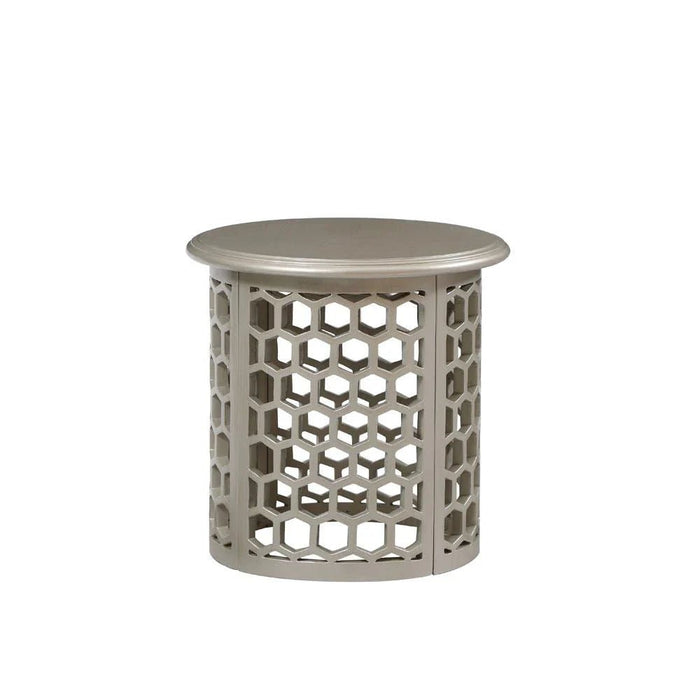 Bunbury End Table - Champagne Gold