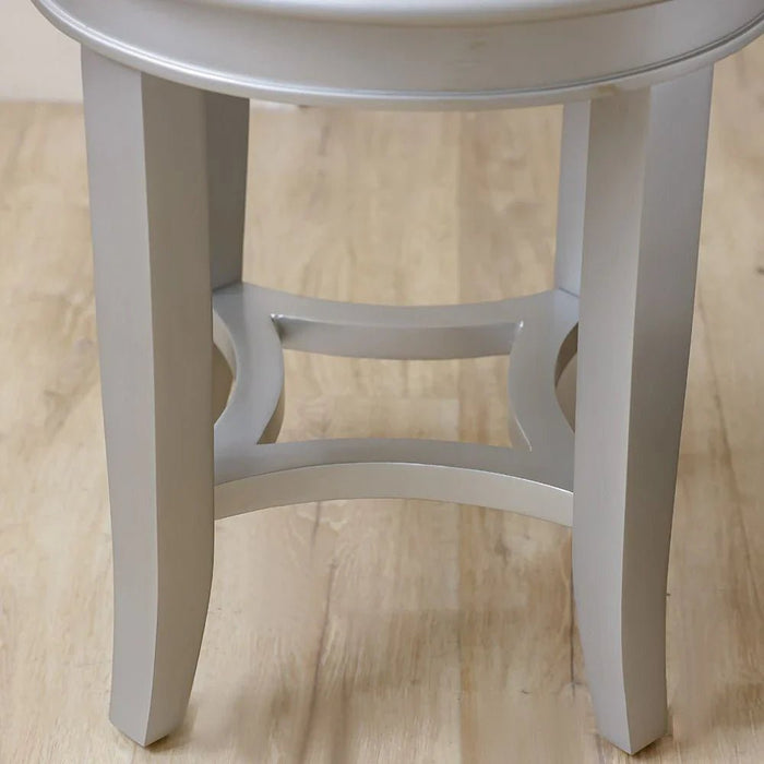 Busselton End Table-Silver