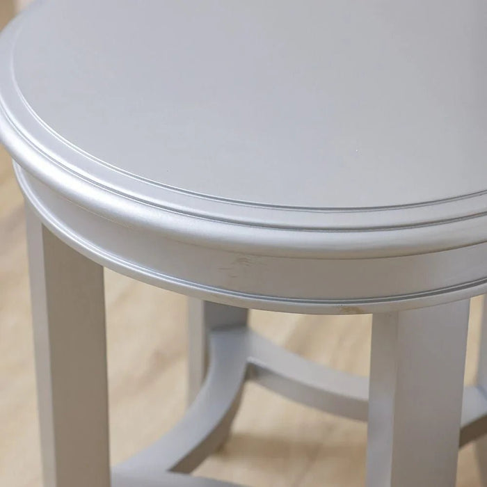 Busselton End Table-Silver