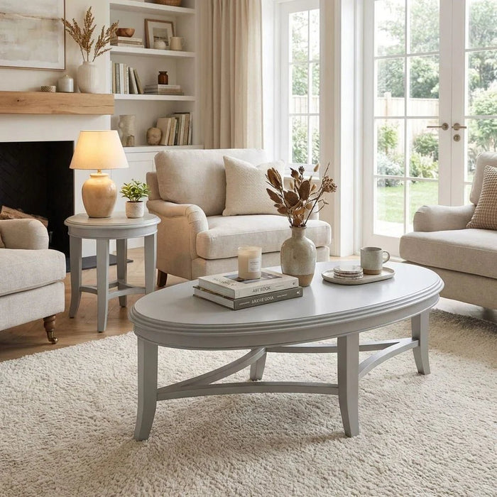Busselton End Table-Silver