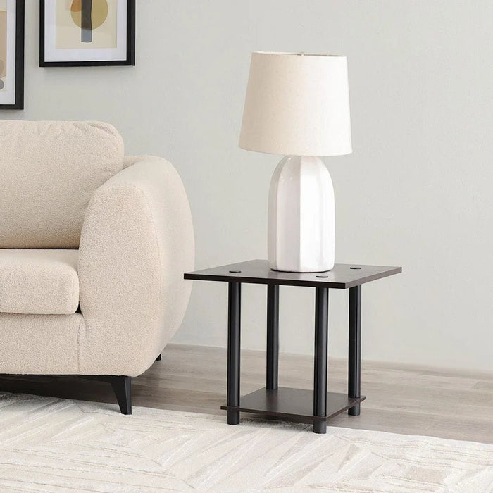 Torkay End Table - Wenge _ With 2-Year Warranty