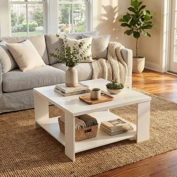 Paz Coffee Table - White Ð With 2-Years Warranty
