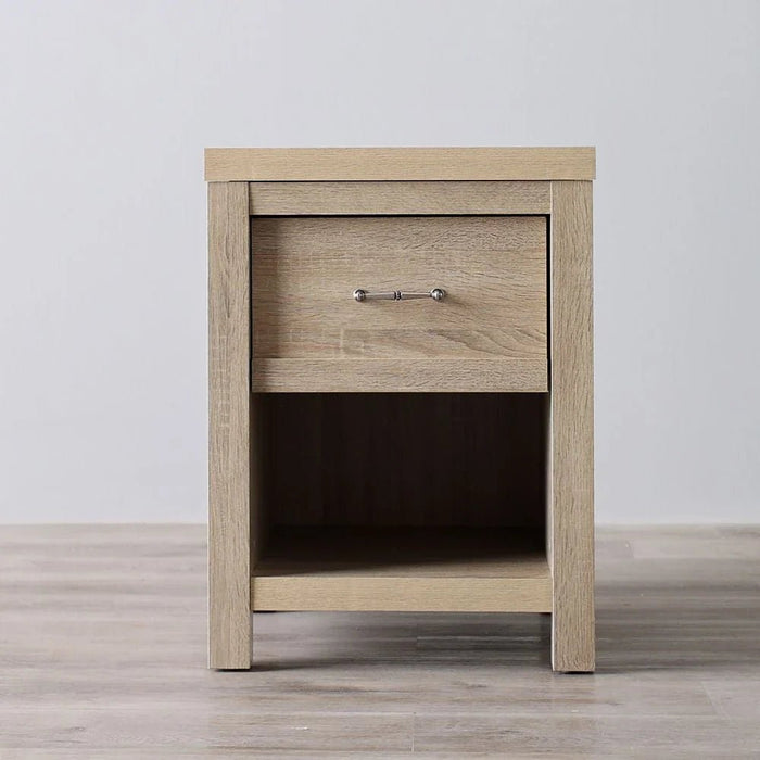 Verano End Table-White Oak