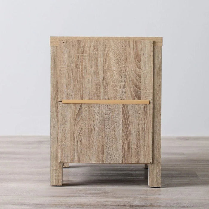 Verano End Table-White Oak